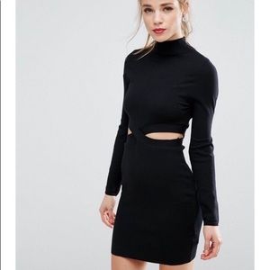 Never worn black cut out bodycon dress